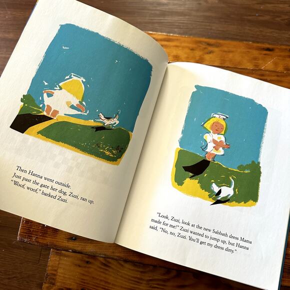 Vintage 1996 PJ Library Hanna's Sabbath Dress Jewish Paperback Book - Picture 3 of 9